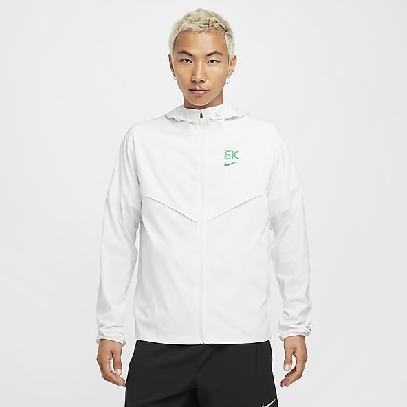 Nike all white jacket online